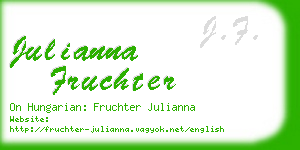 julianna fruchter business card